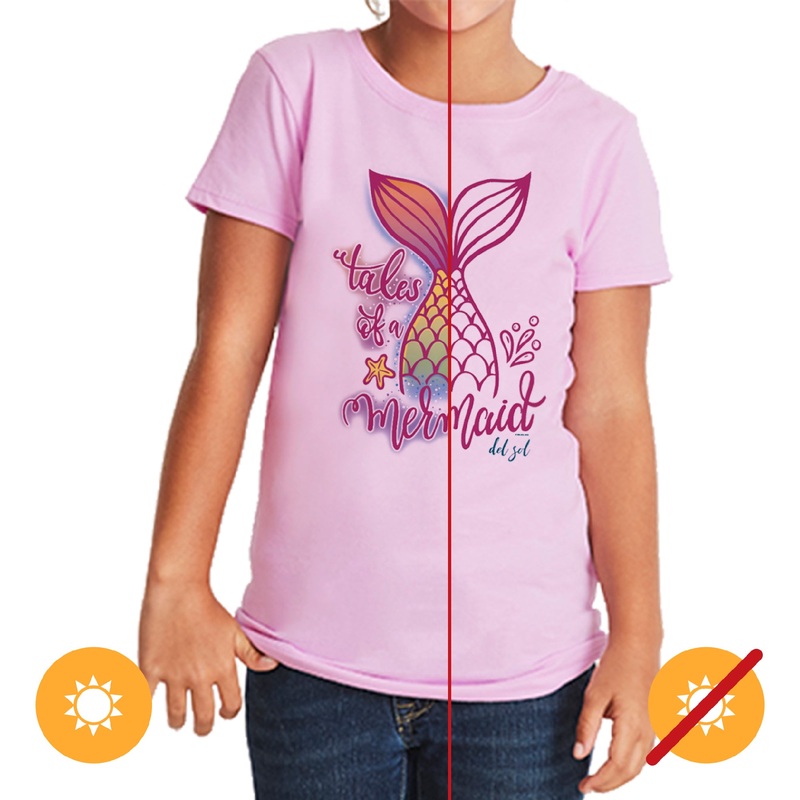Kids Crew Tee - Tales of a Mermaid by DelSol for Kids - 1 Pc T-Shirt (YS)