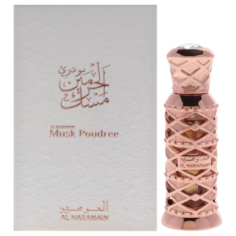 Al Haramain Musk Poudree by Al Haramain for Unisex - 0.4 oz Parfum Oil (Mini)