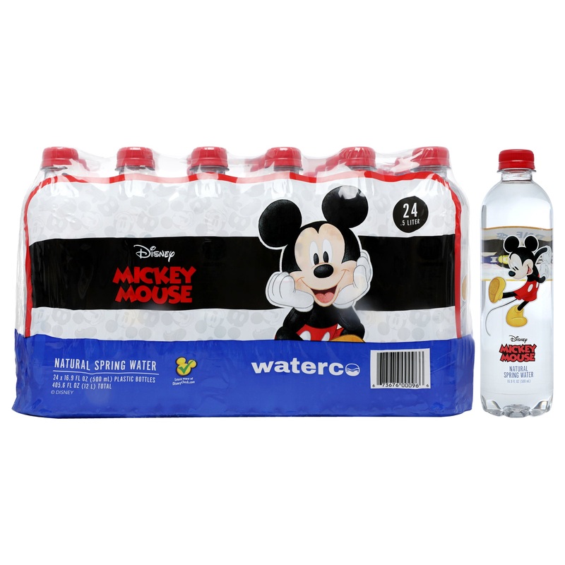Disney Mickey Mouse Pet Water Bottle by Disney Water for Unisex - 24 x 16.9 oz Water