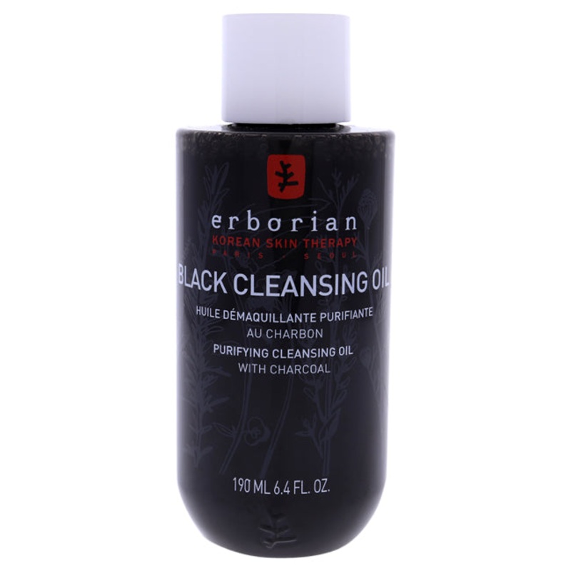 Black Cleansing Oil by Erborian for Women - 6.4 oz Cleanser