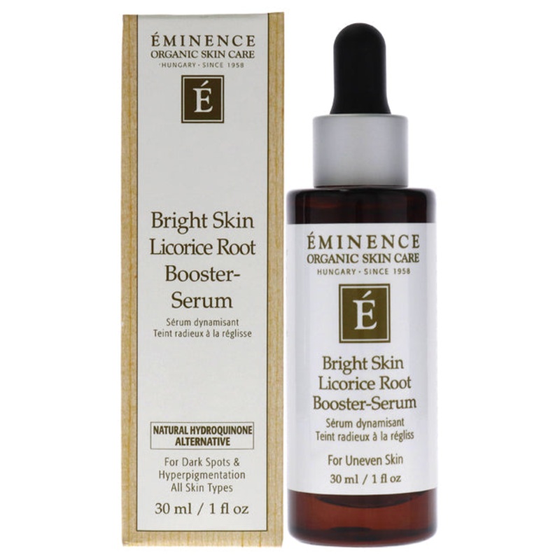 Bright Skin Licorice Root Booster-Serum by Eminence for Unisex - 1 oz Serum