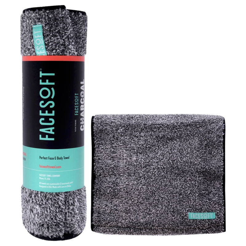 Eco Sweat Active Towel - Charcoal by Facesoft for Unisex - 1 Pc Towel
