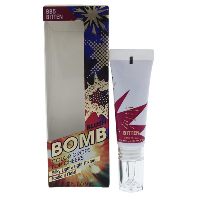 Blush Bomb Color Drops for Cheeks - BB5 Bitten by Flower Beauty for Women - 0.30 oz Blush