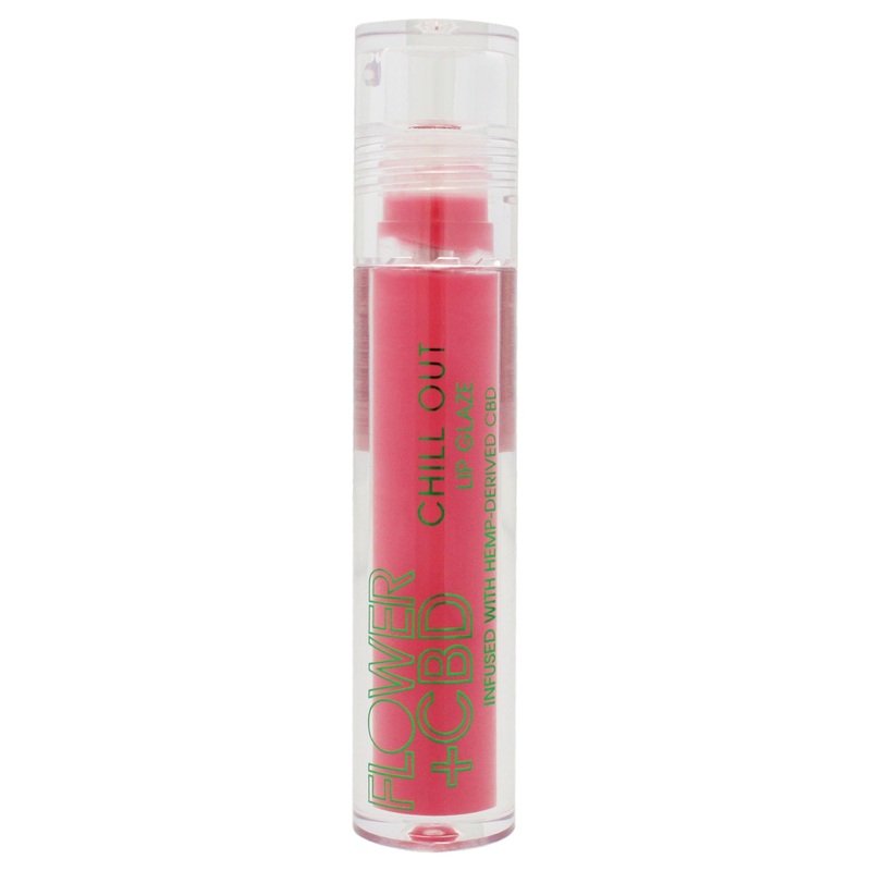 CBD Chill Out Lip Glaze - Unwind by Flower Beauty for Women - 0.1 oz Lip Gloss