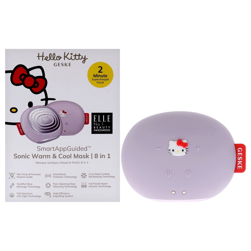 Hello Kitty Sonic Warm and Cool Mask - 8 in 1 - Purple by Geske for Women - 1 Pc Tool