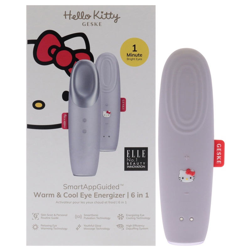Hello Kitty Warm and Cool Eye Energizer 6 in 1 - Purple by Geske for Women - 1 Pc Tool