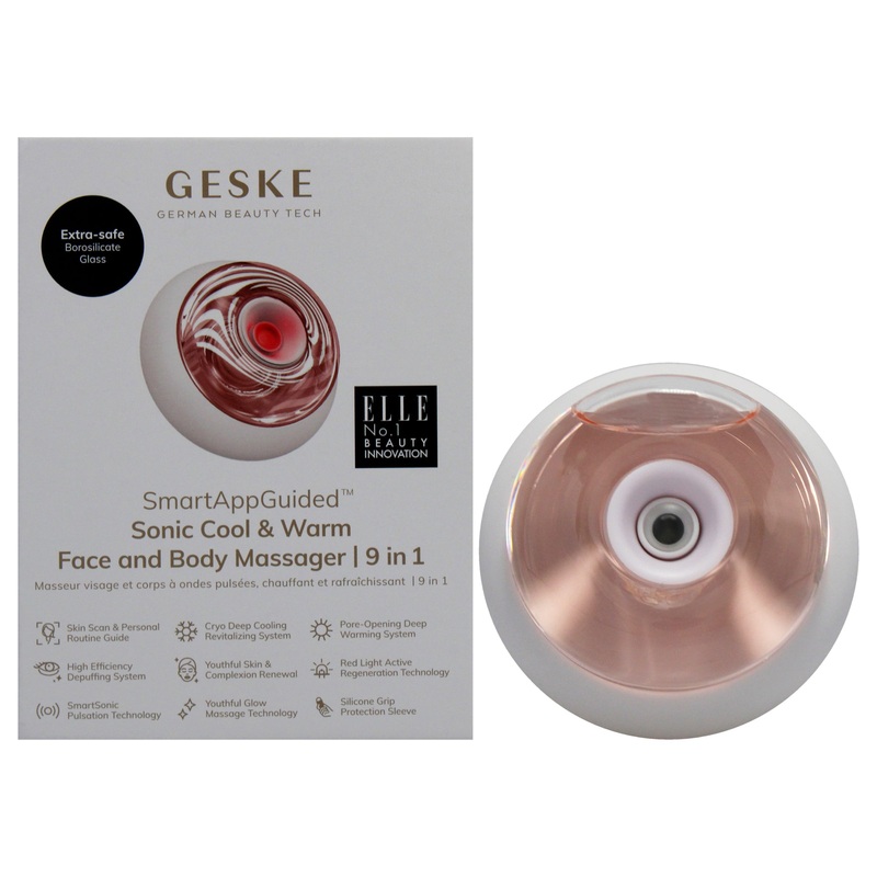 Sonic Cool and Warm Face and Body Massager 9 in 1 - Starlight by Geske for Women - 1 Pc Massager