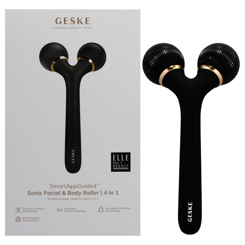 Sonic Facial and Body Roller 4 in 1 - Gray by Geske for Women - 1 Pc Roller