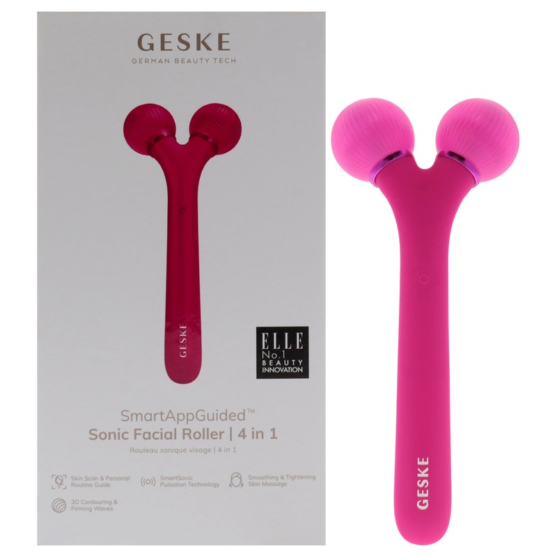 Sonic Facial Roller 4 in 1 - Magenta by Geske for Women - 1 Pc Roller