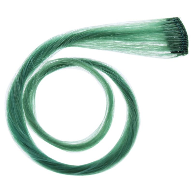 Human Hair Color Strip - Teal by Hairdo for Women - 16 Inch Color Strip