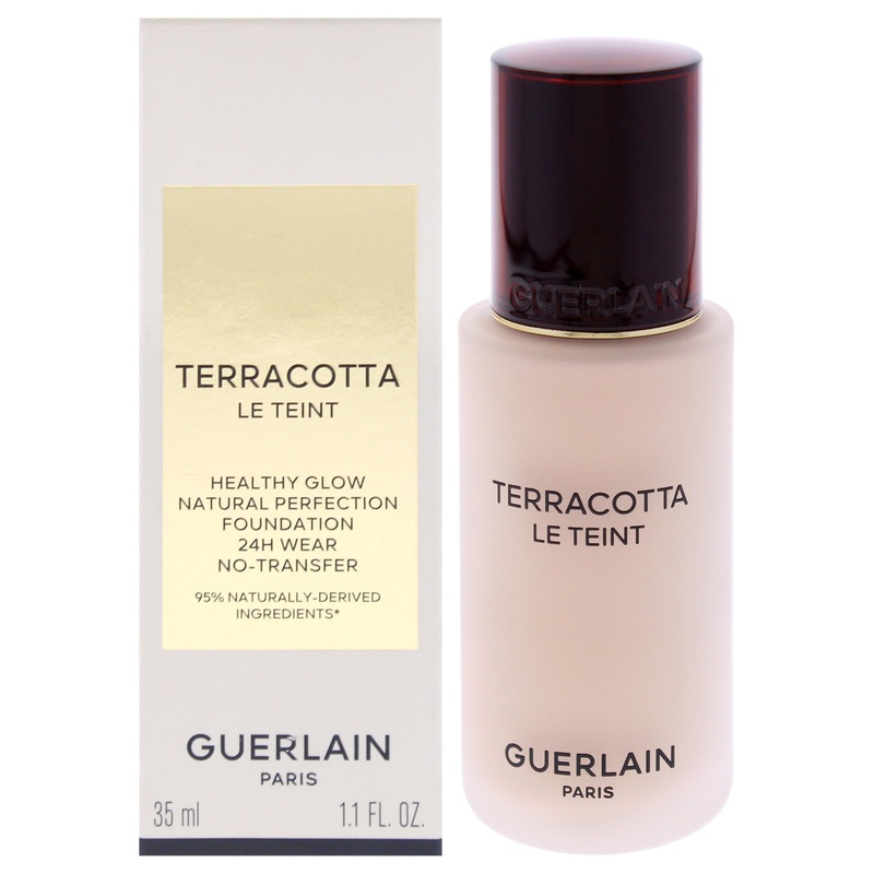 Terracotta Le Teint 24H Wear No-Transfer Foundation - 0C Cool-Rose by Guerlain for Women - 1.1 oz Foundation