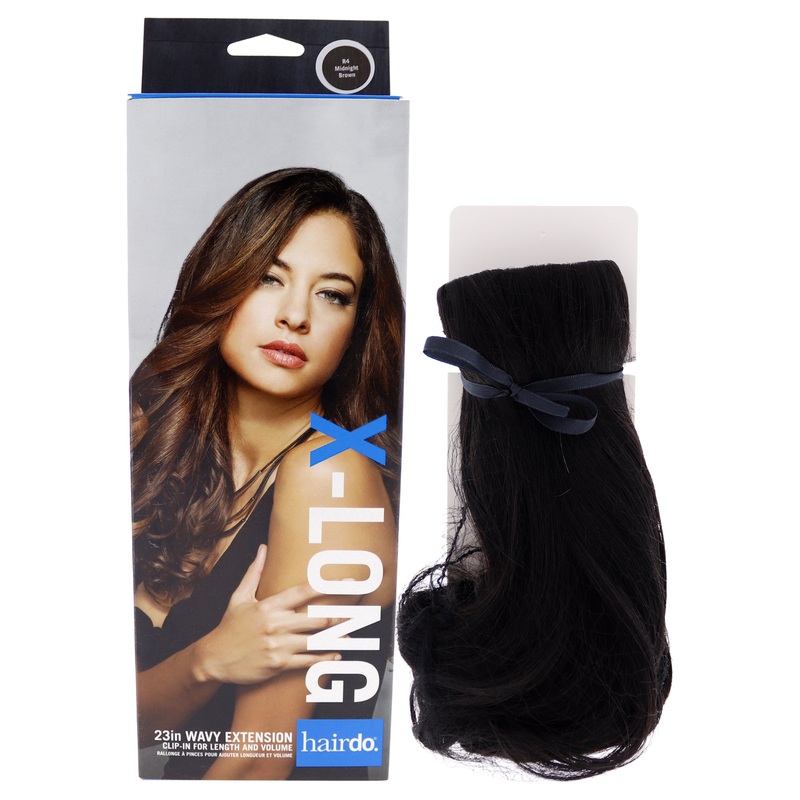 Wavy Extension - R4 Midnight Brown by Hairdo for Women - 23 Inch Hair Extension