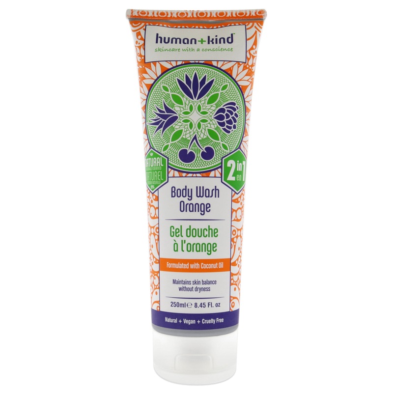 Body Wash - Orange by Human+Kind for Unisex - 8.45 oz Body Wash
