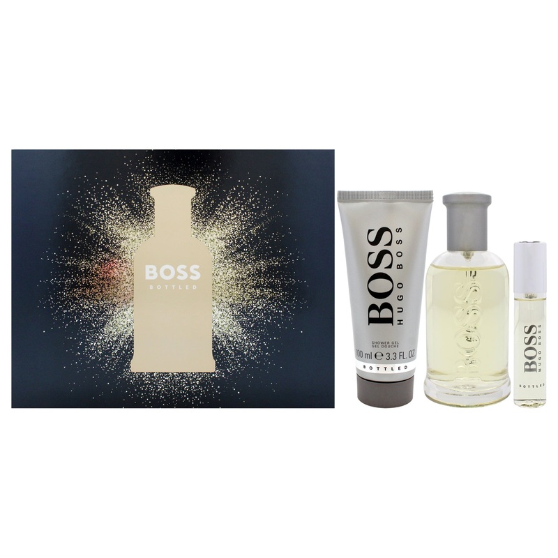 Boss No. 6 by Hugo Boss for Men - 3 Pc Gift Set 3.3oz EDT Spray, 0.3oz EDT Spray, 3.3oz Shower Gel