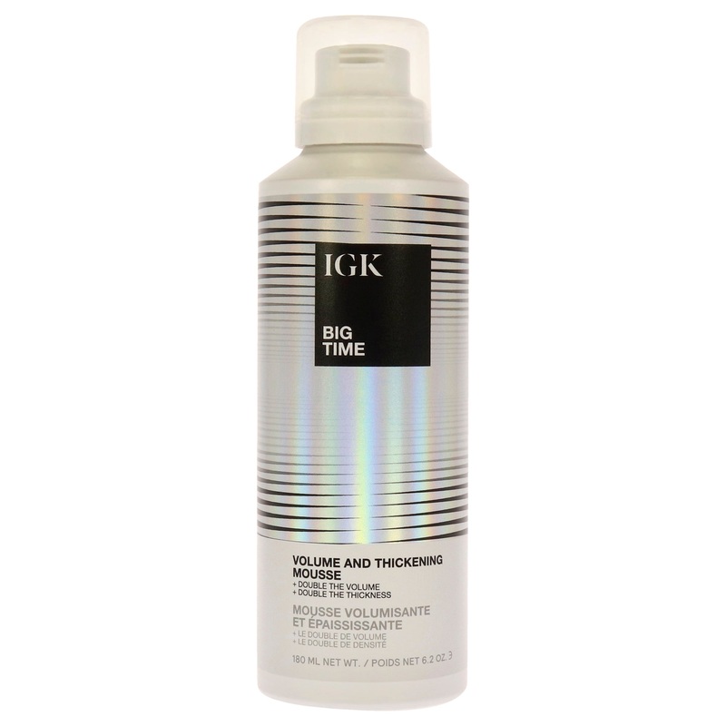 Big Time Volume and Thickening Mousse by IGK for Unisex - 6.2 oz Mousse