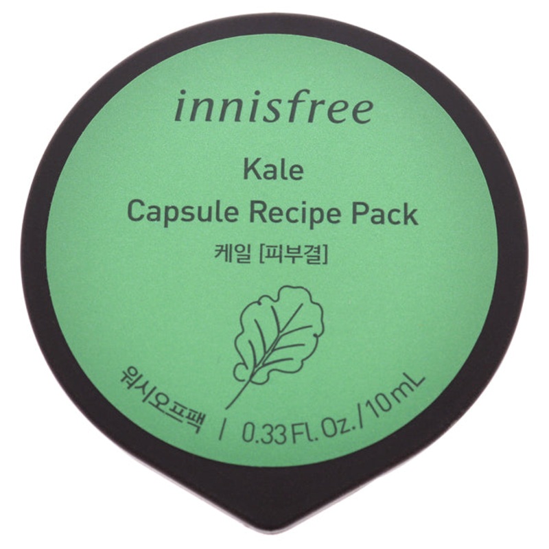 Capsule Recipe Pack Mask - Kale by Innisfree for Unisex - 0.33 oz Mask